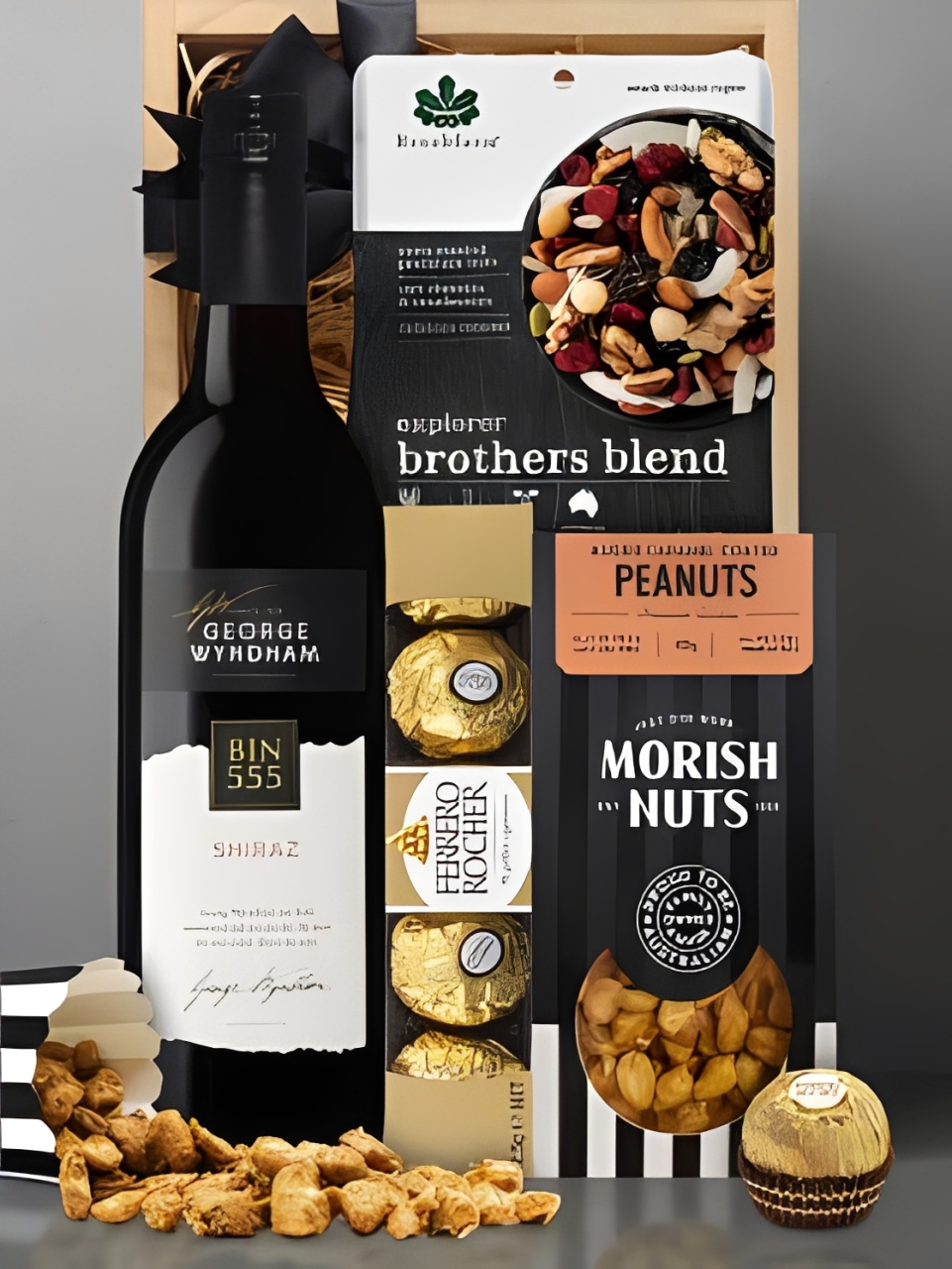 Little Luxury personalised gift hamper with premium gourmet products